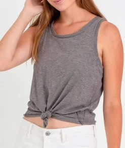 Women Nayked Apparel T-Shirts>Ladies Ridiculously Soft Lightweight Knotted Tank