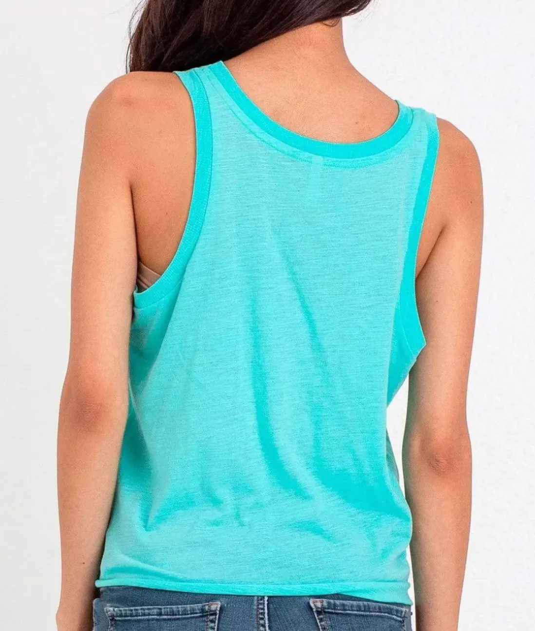 Women Nayked Apparel T-Shirts>Ladies Ridiculously Soft Lightweight Knotted Tank