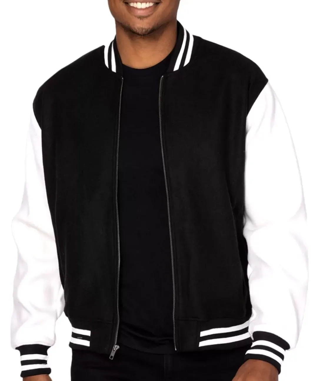 Men Nayked Apparel Shirts>Legendary Wool Bomber Jacket