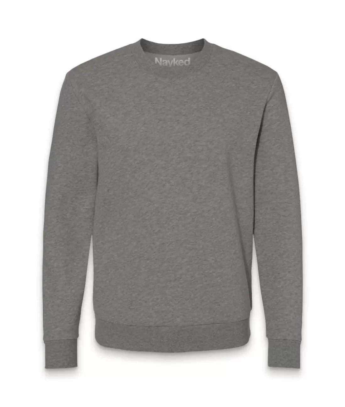 Men Nayked Apparel Hoodies & Sweatshirts>Men Soft Eco Friendly Crew Neck Pullover