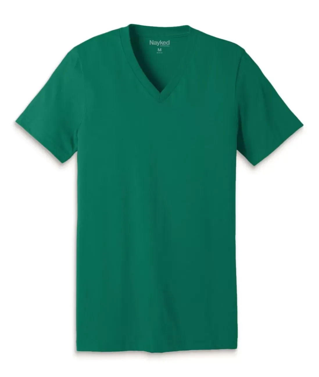 Men Nayked Apparel Shirts>Men'S Classic Cotton Short Sleeve V-Neck T-Shirt