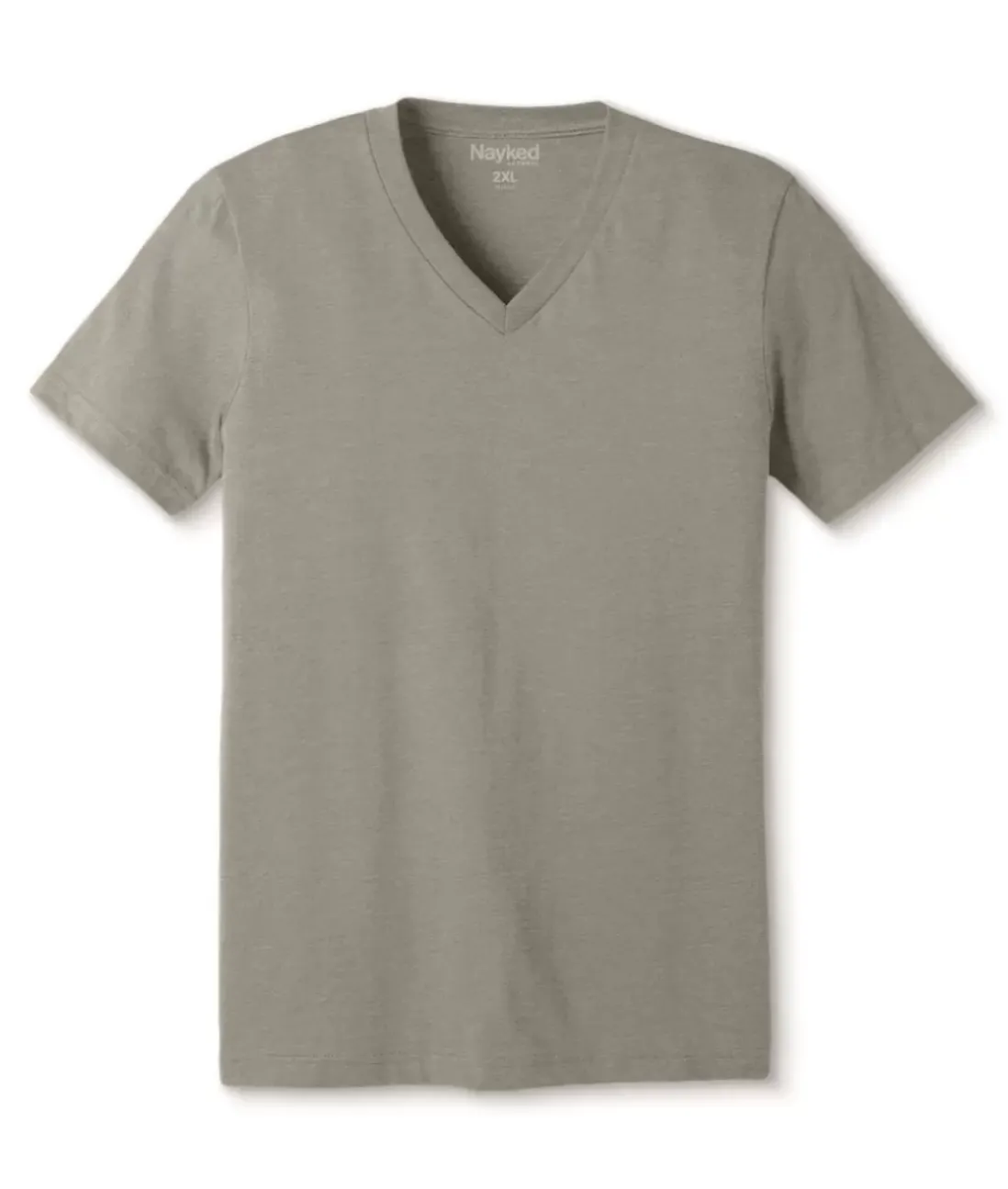Men Nayked Apparel T-Shirts>Men'S Classic Soft Heathered Big Short Sleeve V-Neck T-Shirt