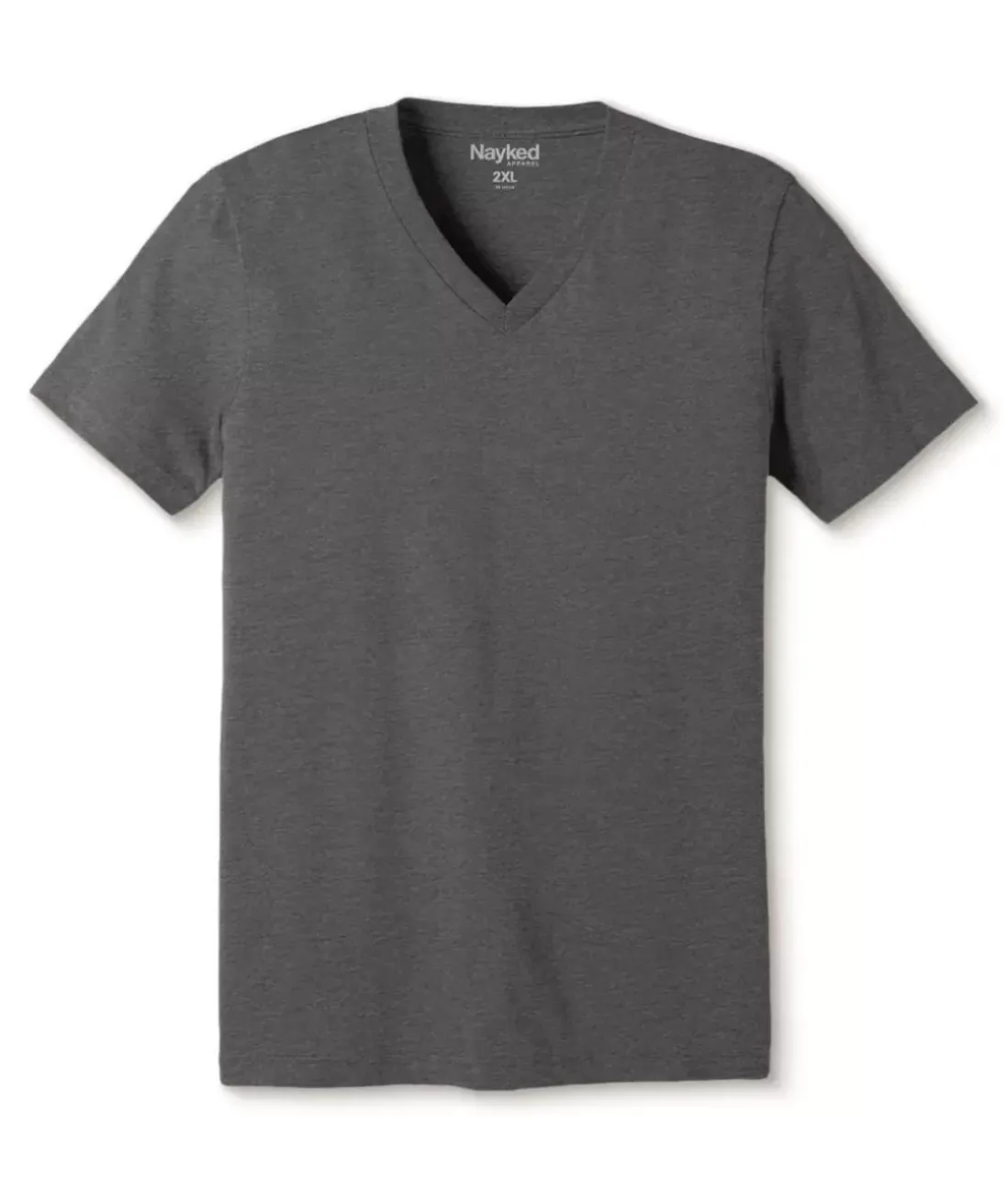 Men Nayked Apparel T-Shirts>Men'S Classic Soft Heathered Big Short Sleeve V-Neck T-Shirt
