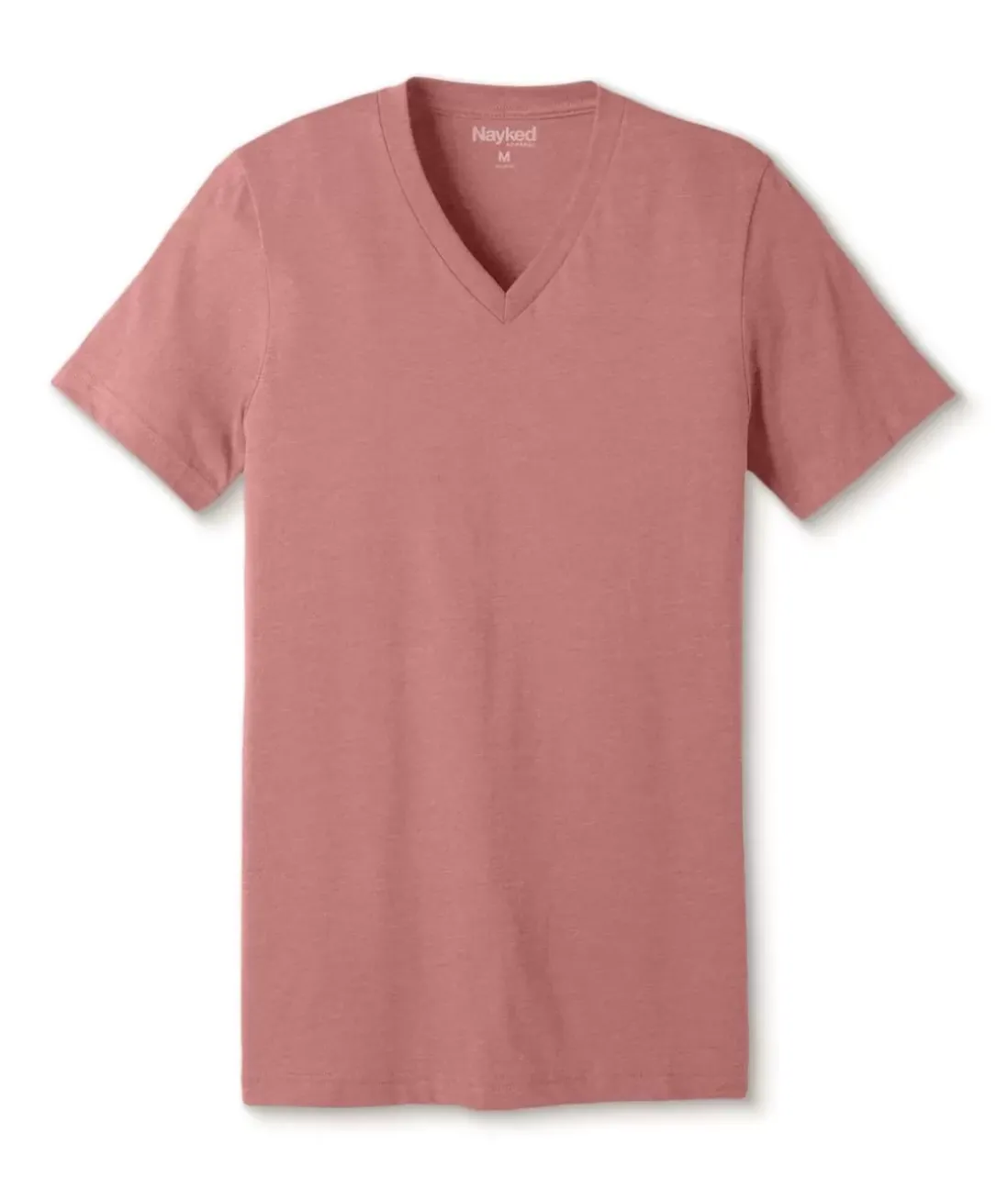 Men Nayked Apparel T-Shirts>Men'S Classic Soft Heathered Short Sleeve V-Neck T-Shirt