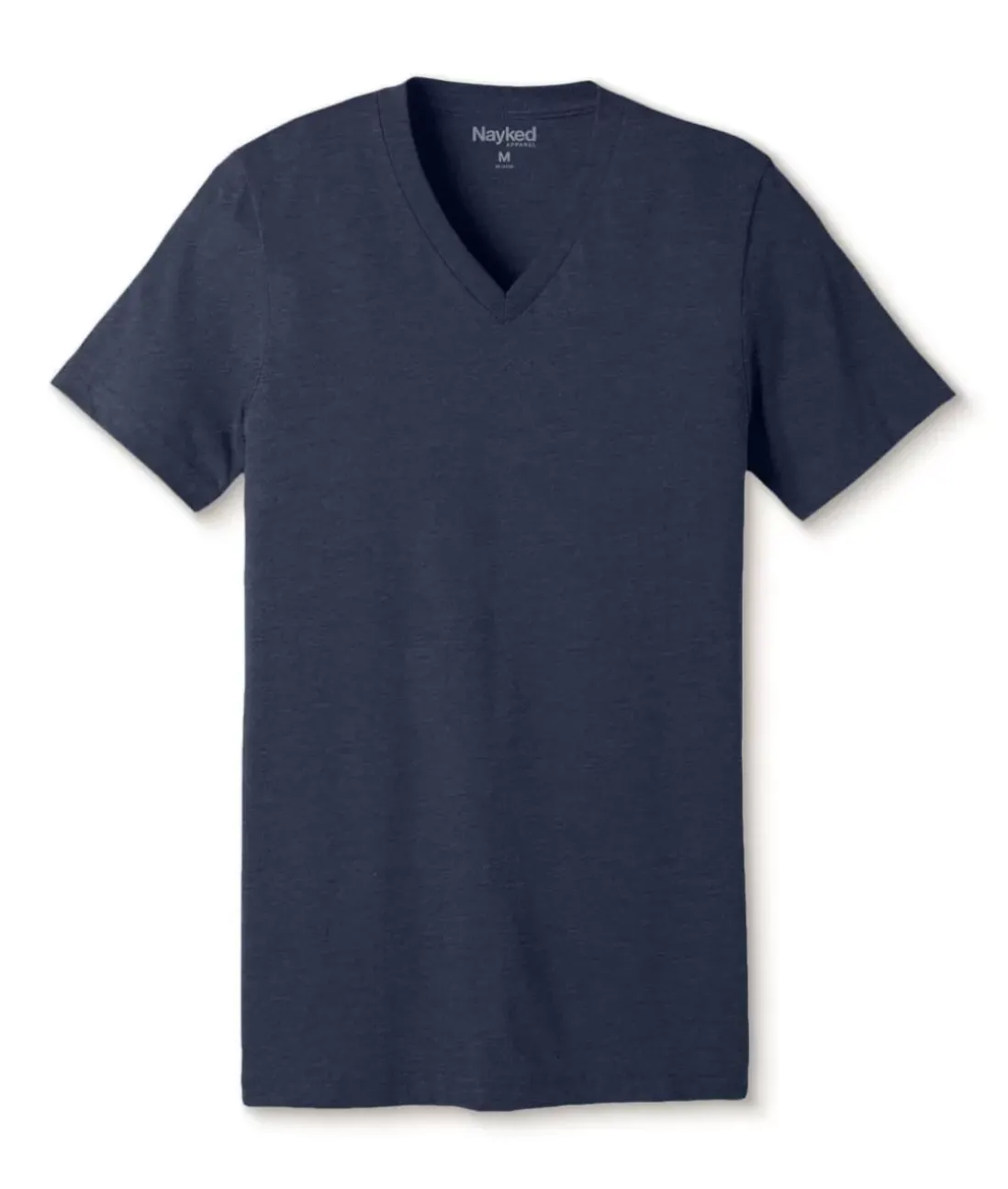 Men Nayked Apparel T-Shirts>Men'S Classic Soft Heathered Short Sleeve V-Neck T-Shirt