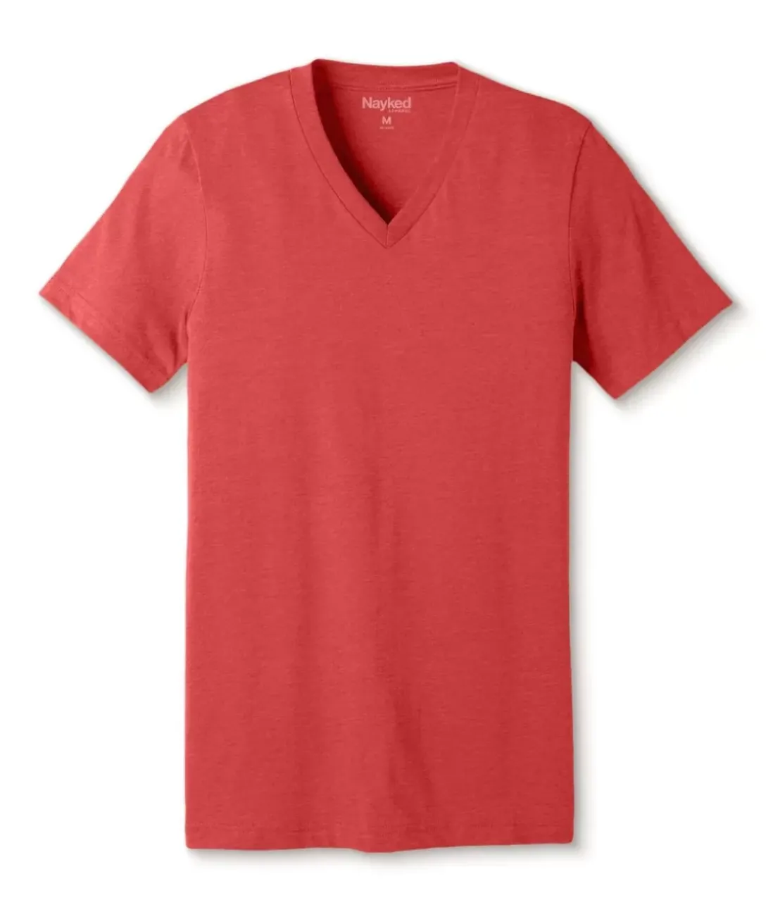 Men Nayked Apparel T-Shirts>Men'S Classic Soft Heathered Short Sleeve V-Neck T-Shirt