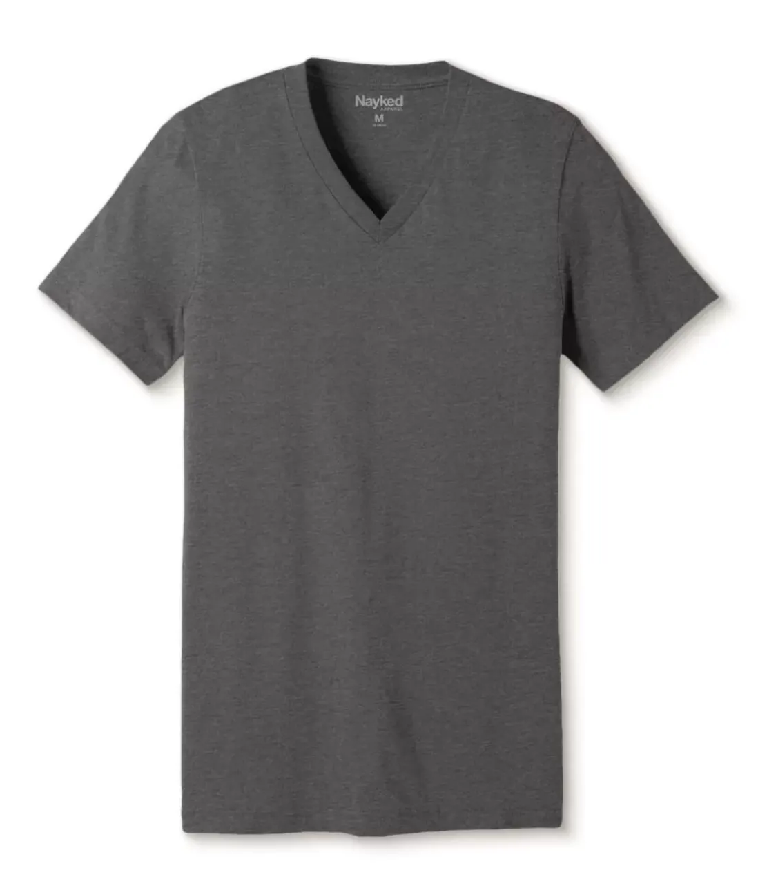 Men Nayked Apparel T-Shirts>Men'S Classic Soft Heathered Short Sleeve V-Neck T-Shirt