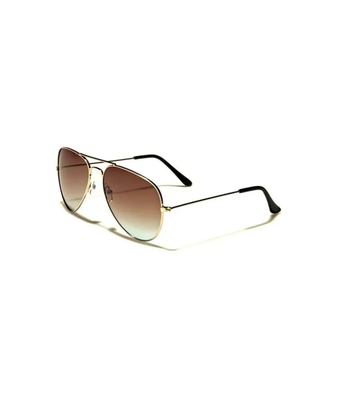 Men Nayked Apparel Accessories>Men'S Gold Aviator Sunglasses, Lifetime Guarantee