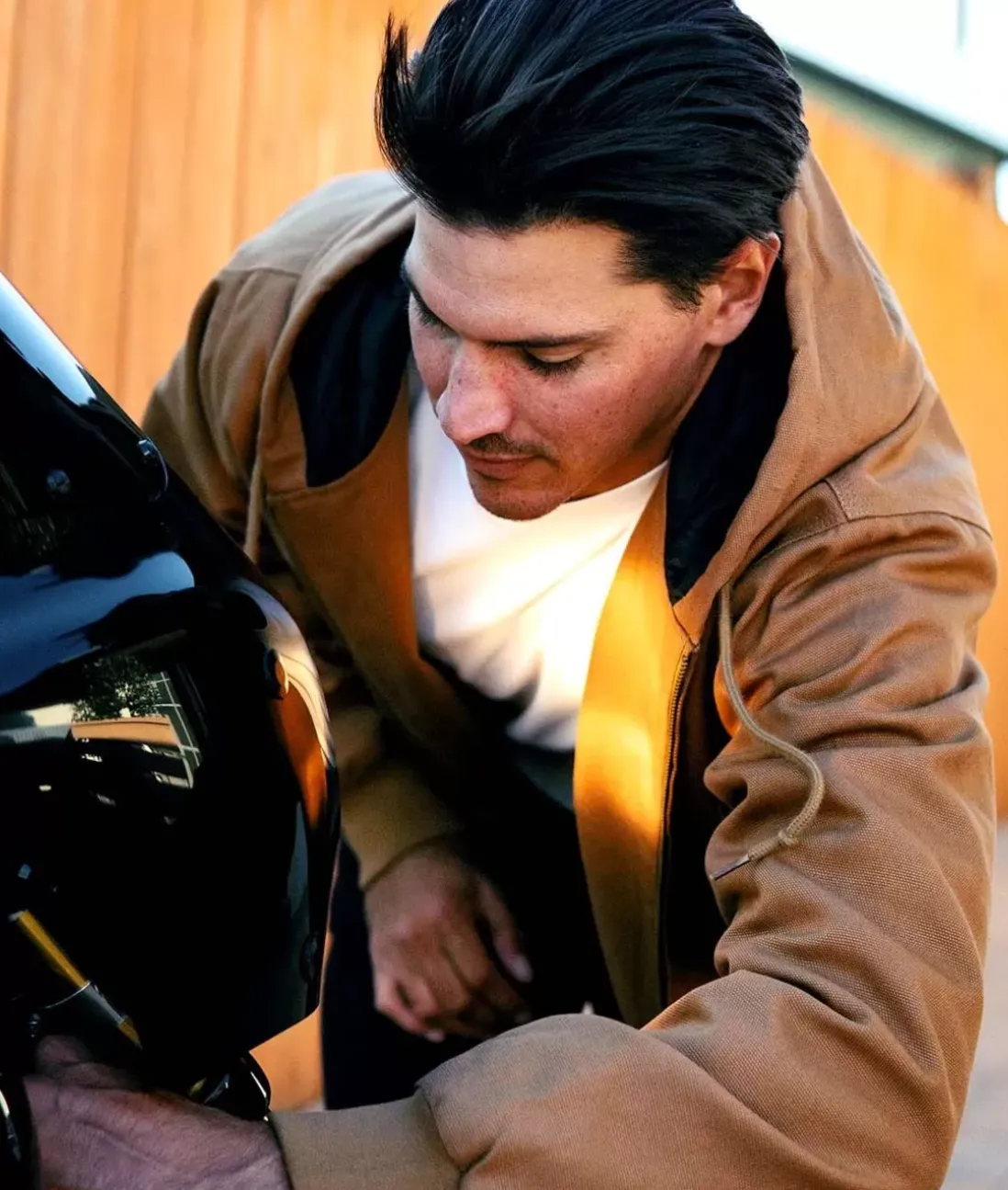 Men Nayked Apparel Outerwear>Men'S Insulated Canvas Work Jacket