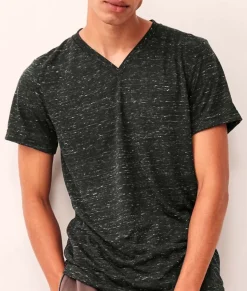 Men Nayked Apparel Shirts>Men'S Marbled Jersey V-Neck T-Shirt