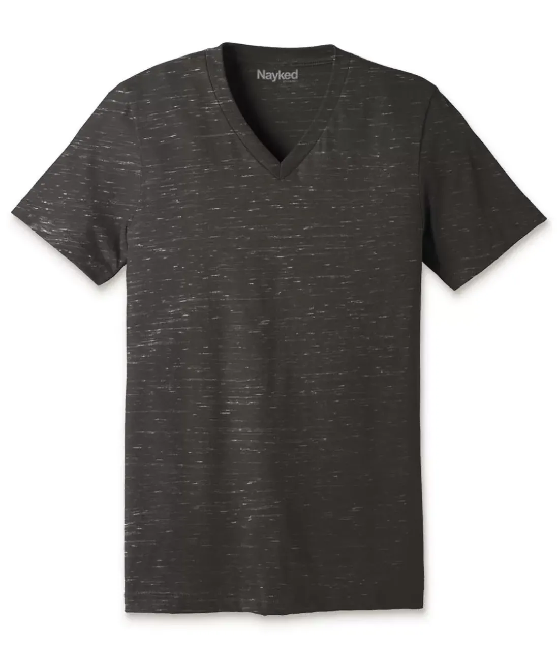 Men Nayked Apparel Shirts>Men'S Marbled Jersey V-Neck T-Shirt