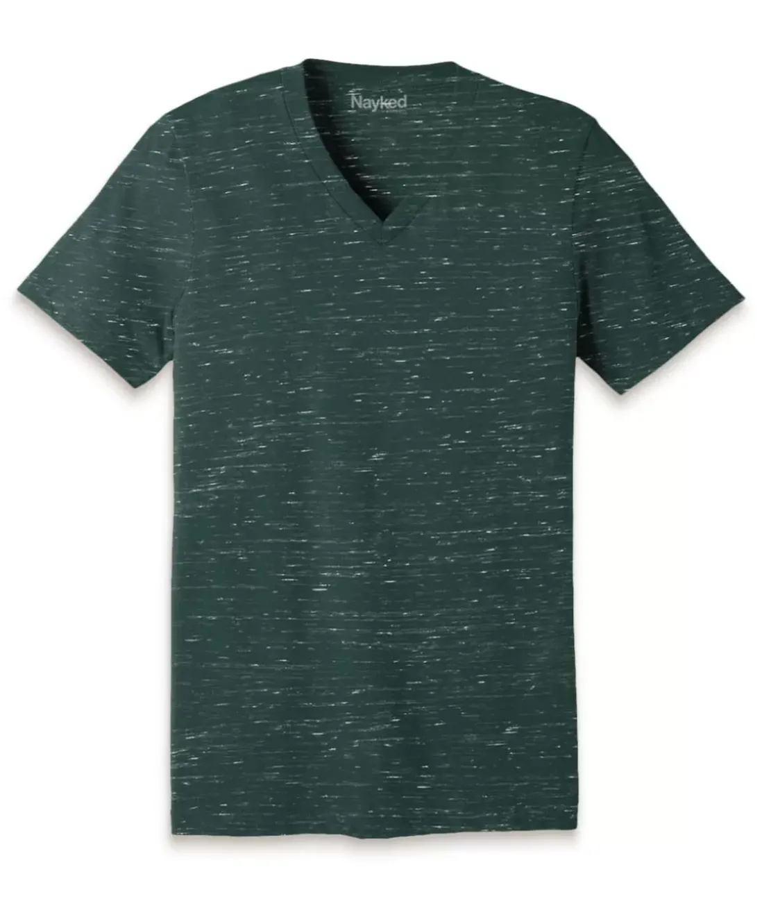 Men Nayked Apparel Shirts>Men'S Marbled Jersey V-Neck T-Shirt