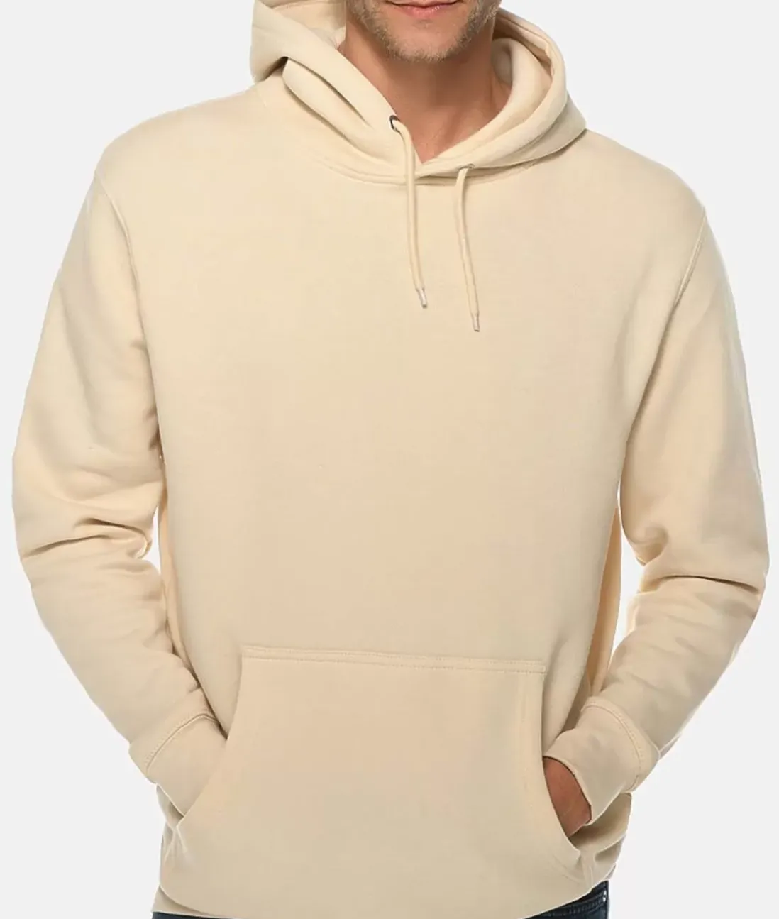 Men Nayked Apparel Shirts>Men'S Midweight Premium Soft Pullover Sweatshirt Hoodie
