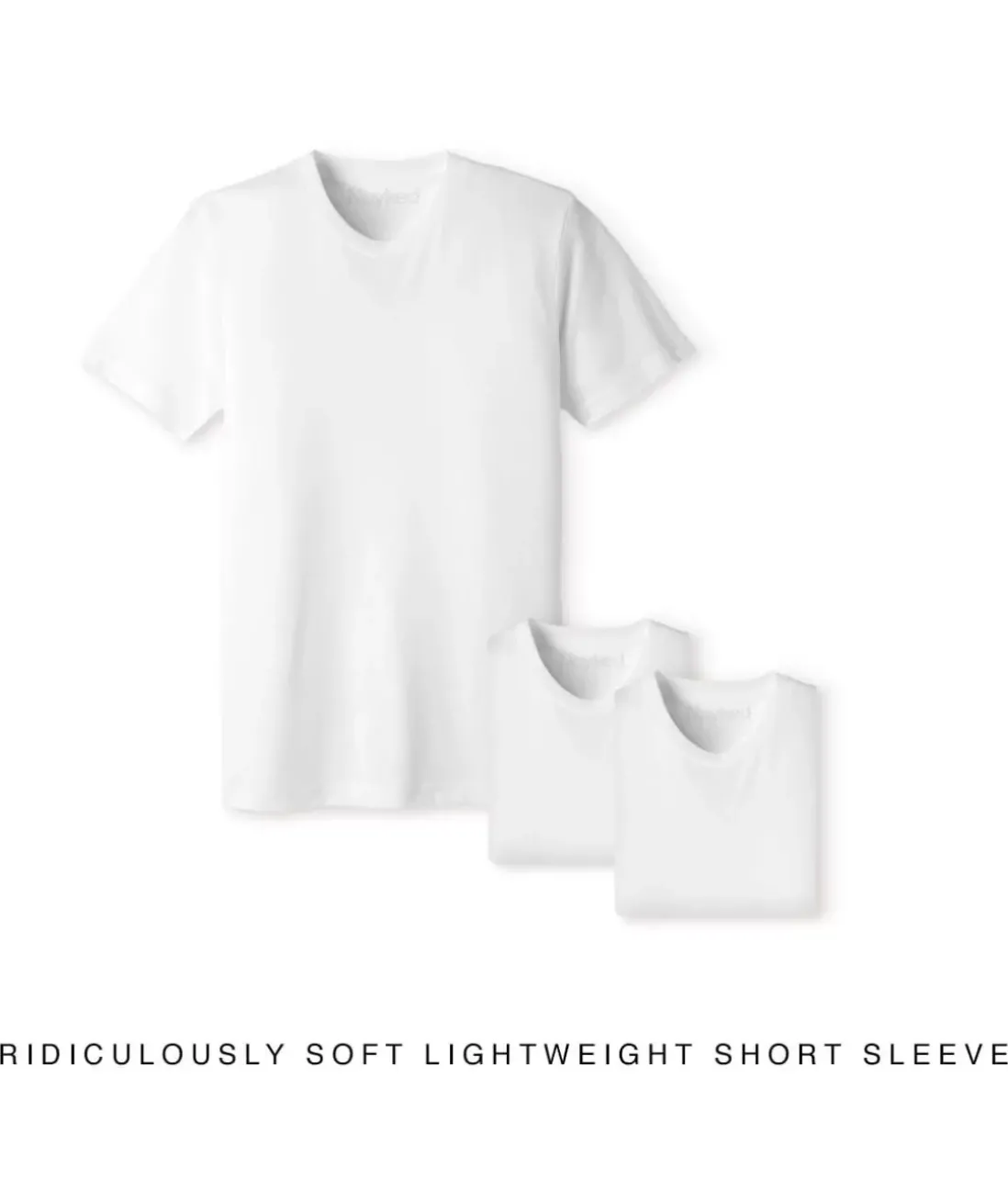 Men Nayked Apparel Shirts>Men'S 3Pk Ridiculously Soft Lightweight Crew Neck T-Shirt
