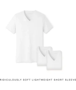 Men Nayked Apparel T-Shirt Packs>Men'S 3Pk Ridiculously Soft Lightweight V-Neck T-Shirt