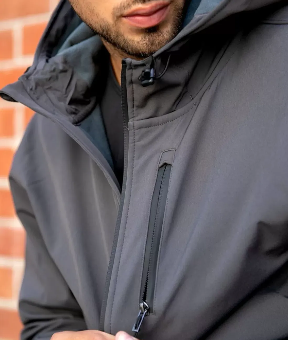 Men Nayked Apparel Shirts>Men'S Poly-Tech Soft Shell Jacket