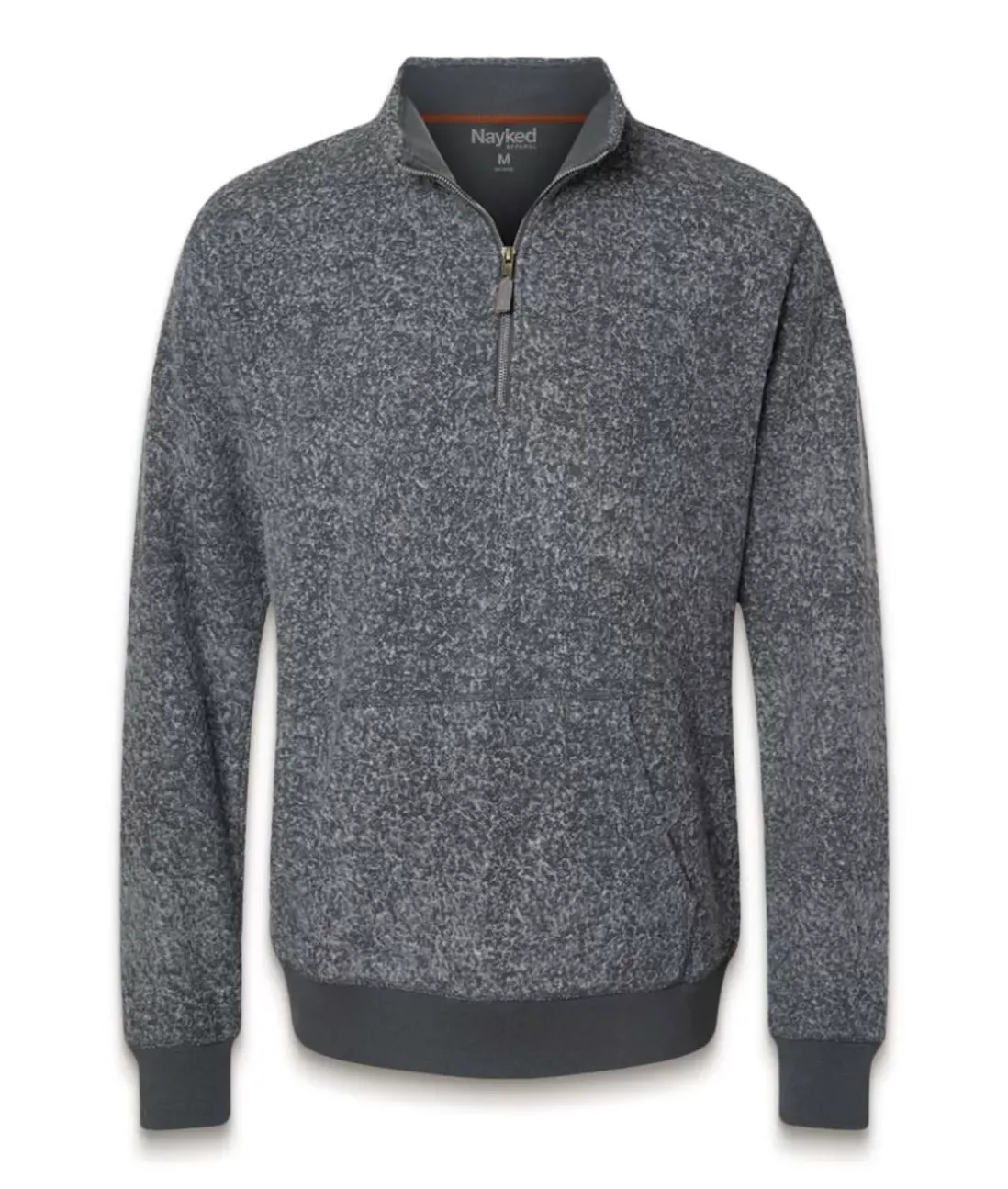 Men Nayked Apparel Shirts>Men'S Ridiculously Soft Aspen Brushed Fleece 1/4 Zip