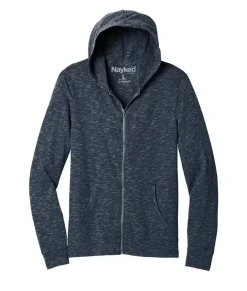 Men Nayked Apparel Shirts>Men'S Ridiculously Soft Big Lightweight Full-Zip Hoodie
