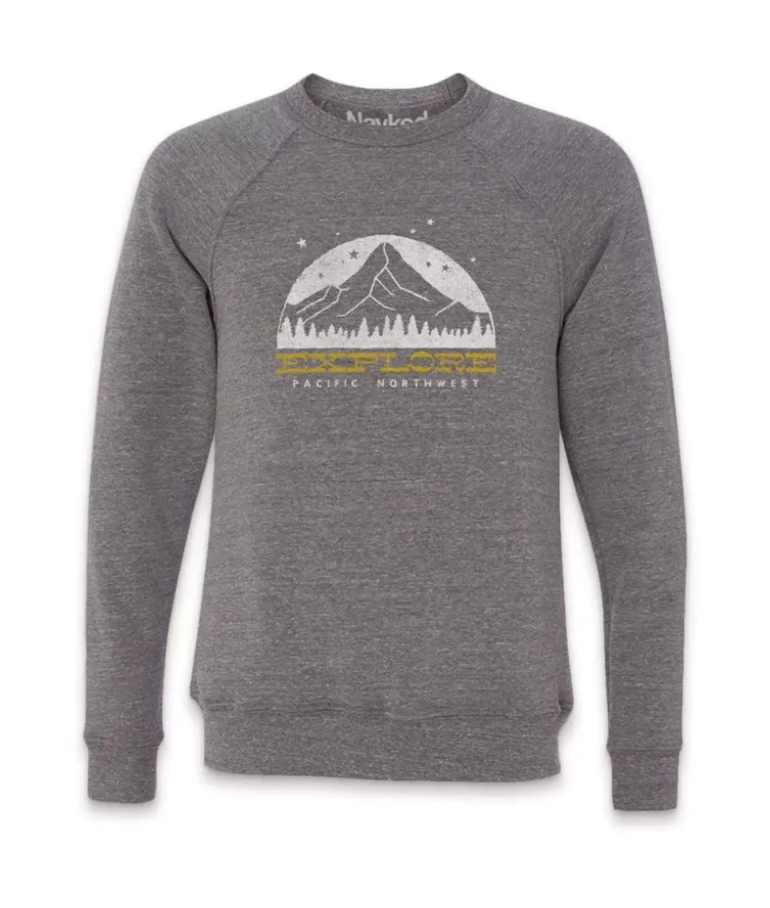 Men Nayked Apparel Hoodies & Sweatshirts>Men'S Ridiculously Soft Fleece Pullover Graphic Sweatshirt | Explore
