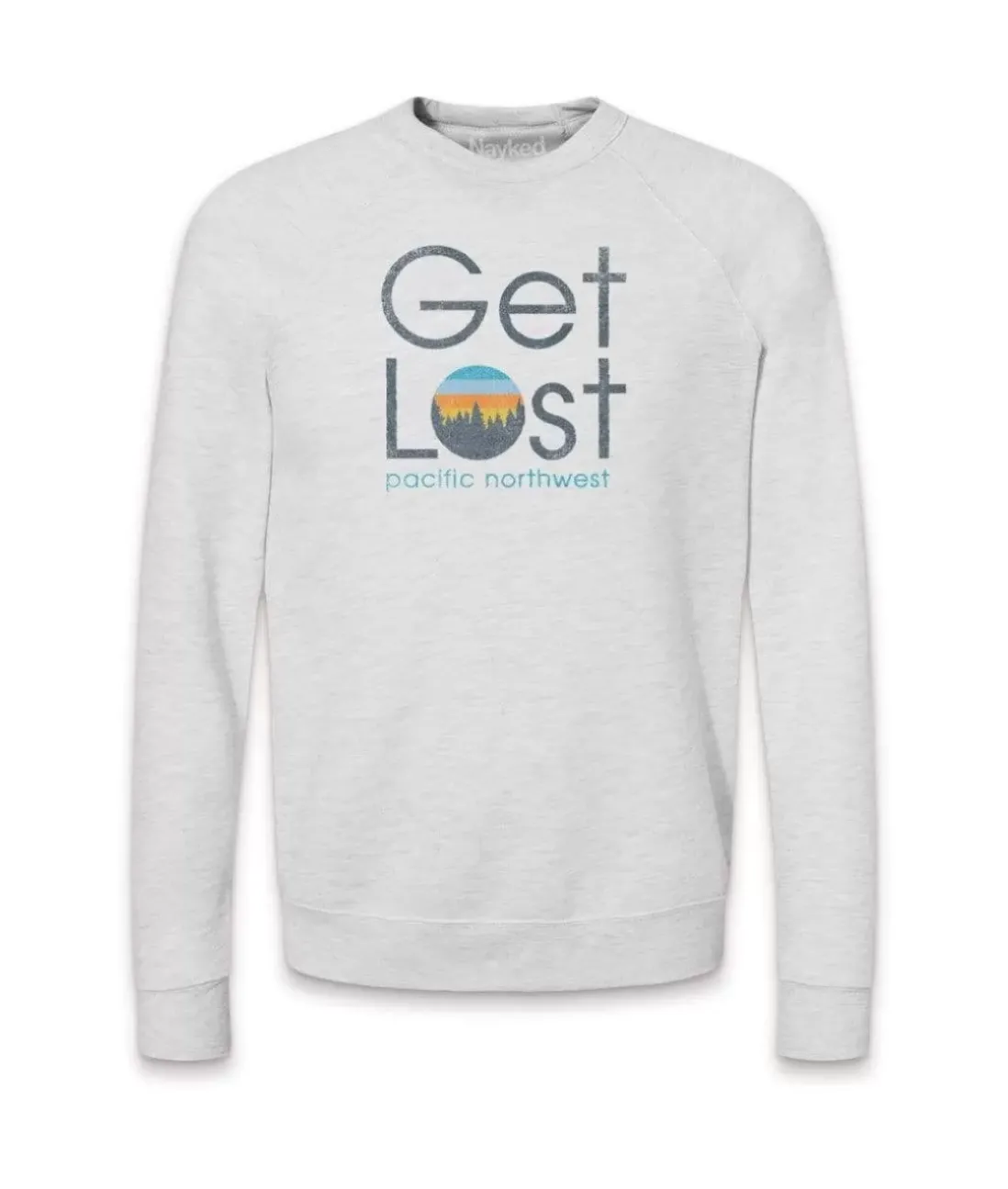 Men Nayked Apparel Shirts>Men'S Ridiculously Soft Fleece Pullover Graphic Sweatshirt | Get Lost