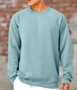 Men Nayked Apparel Hoodies & Sweatshirts>Men'S Ridiculously Soft Lightweight Heathered Fleece Pullover Sweatshirt