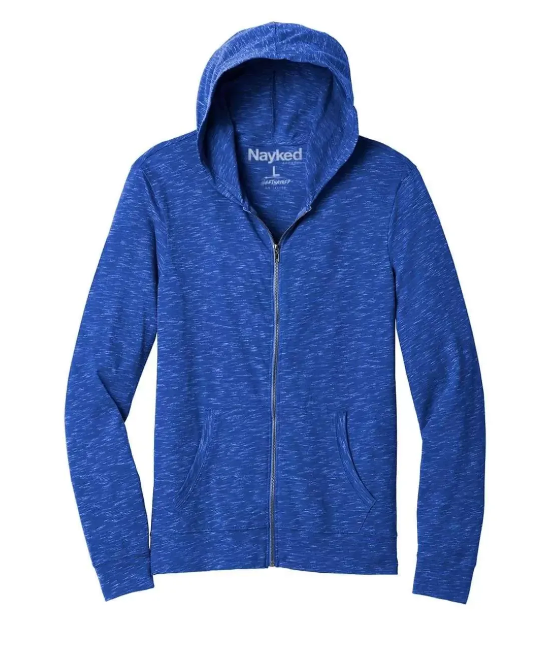 Men Nayked Apparel Hoodies & Sweatshirts>Men'S Ridiculously Soft Lightweight Full-Zip Hoodie