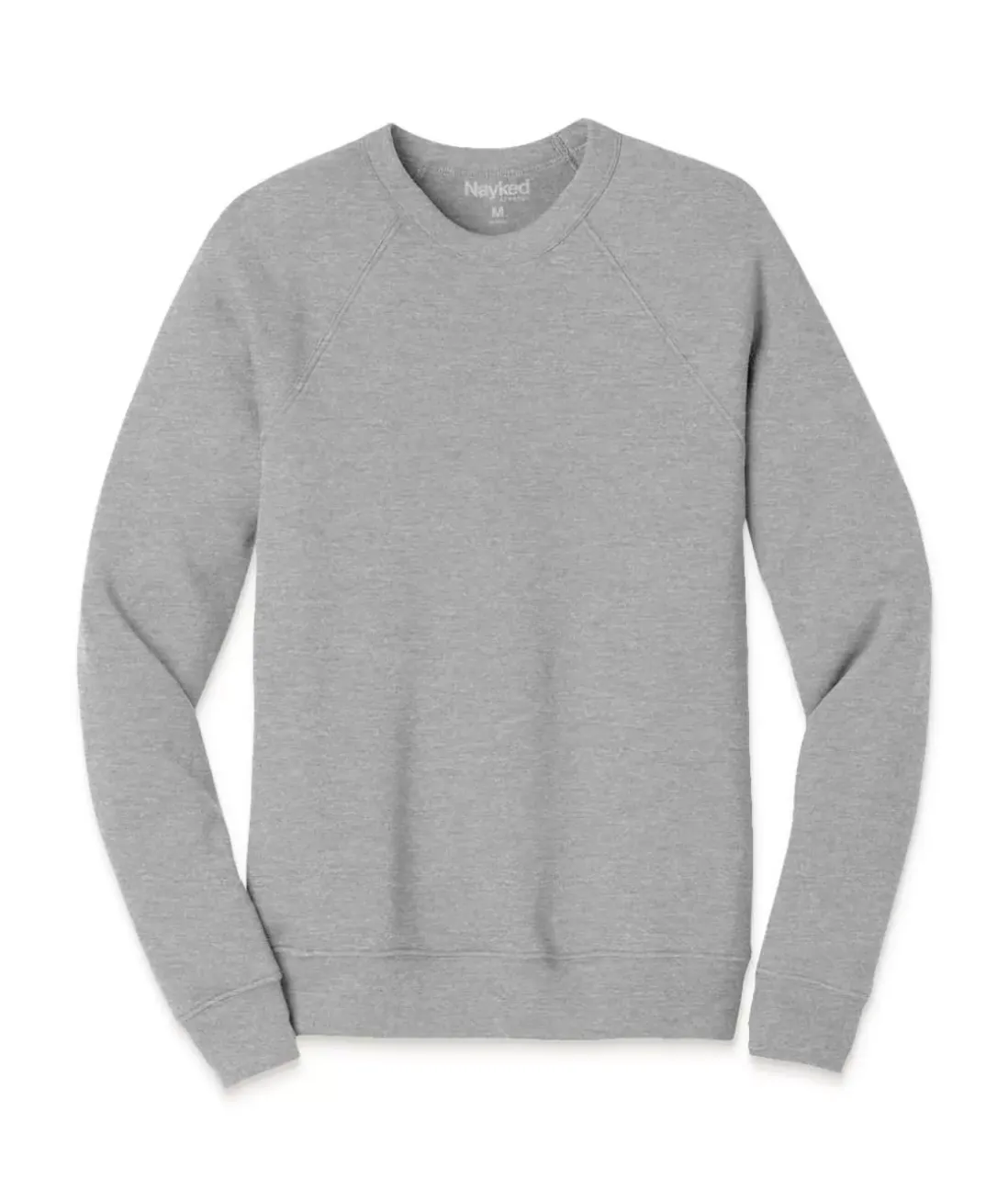 Men Nayked Apparel Shirts>Men'S Ridiculously Soft Lightweight Heathered Fleece Pullover Sweatshirt