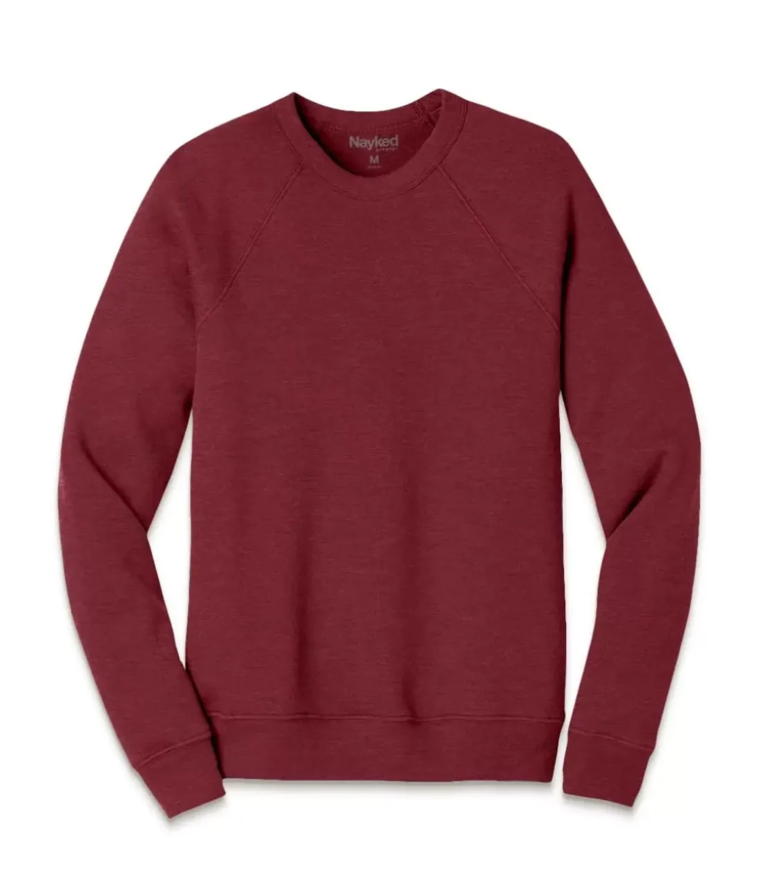 Men Nayked Apparel Shirts>Men'S Ridiculously Soft Lightweight Heathered Fleece Pullover Sweatshirt