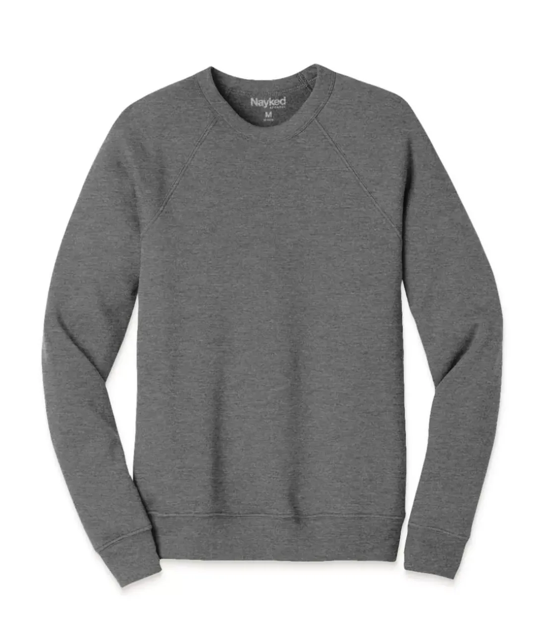 Men Nayked Apparel Shirts>Men'S Ridiculously Soft Lightweight Heathered Fleece Pullover Sweatshirt