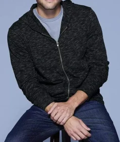 Men Nayked Apparel Outerwear>Men'S Ridiculously Soft Lightweight Full-Zip Hoodie