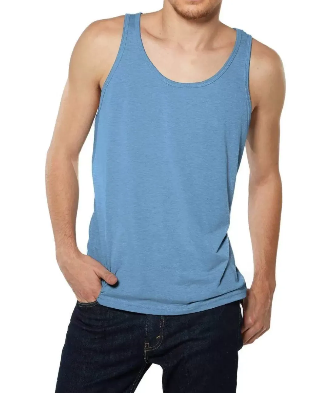 Men Nayked Apparel Swim>Men'S Ridiculously Soft Lightweight Tank Top