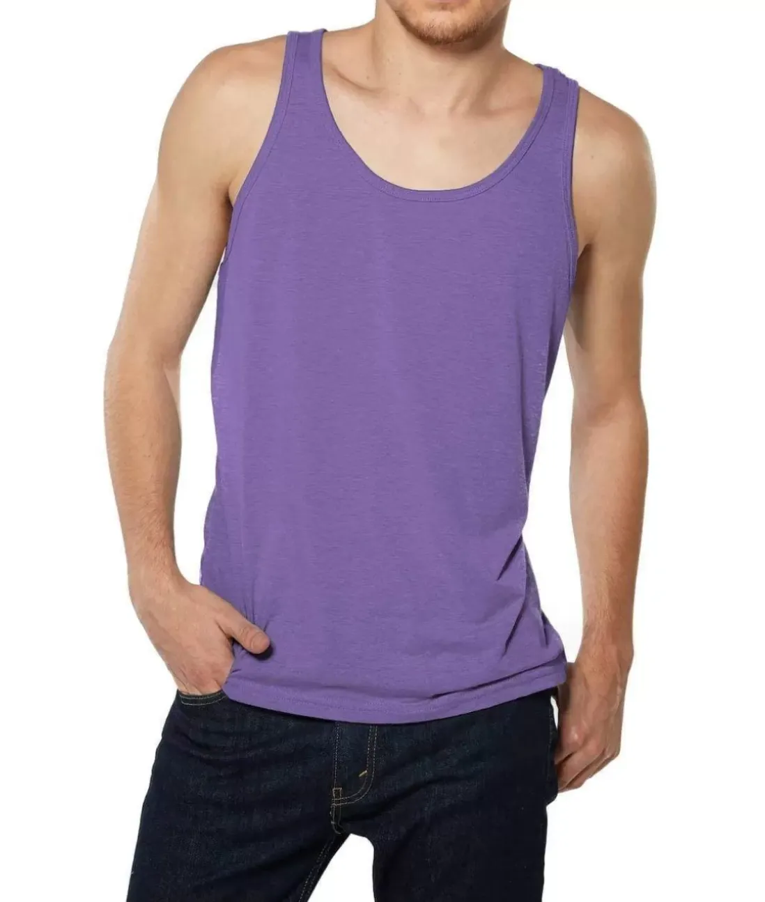 Men Nayked Apparel Swim>Men'S Ridiculously Soft Lightweight Tank Top