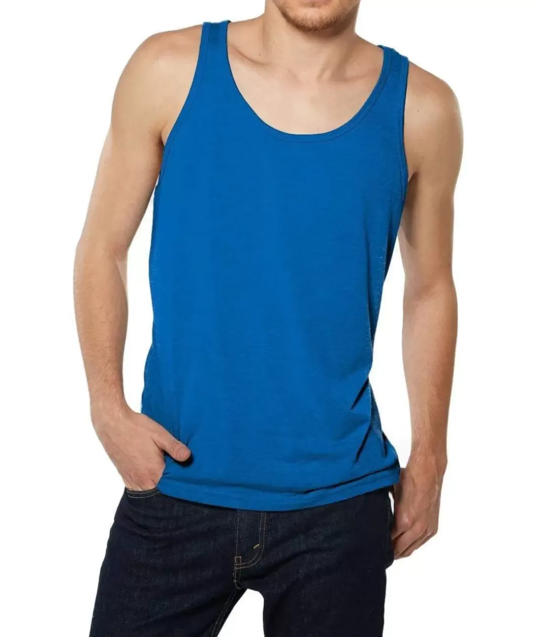 Men Nayked Apparel Swim>Men'S Ridiculously Soft Lightweight Tank Top