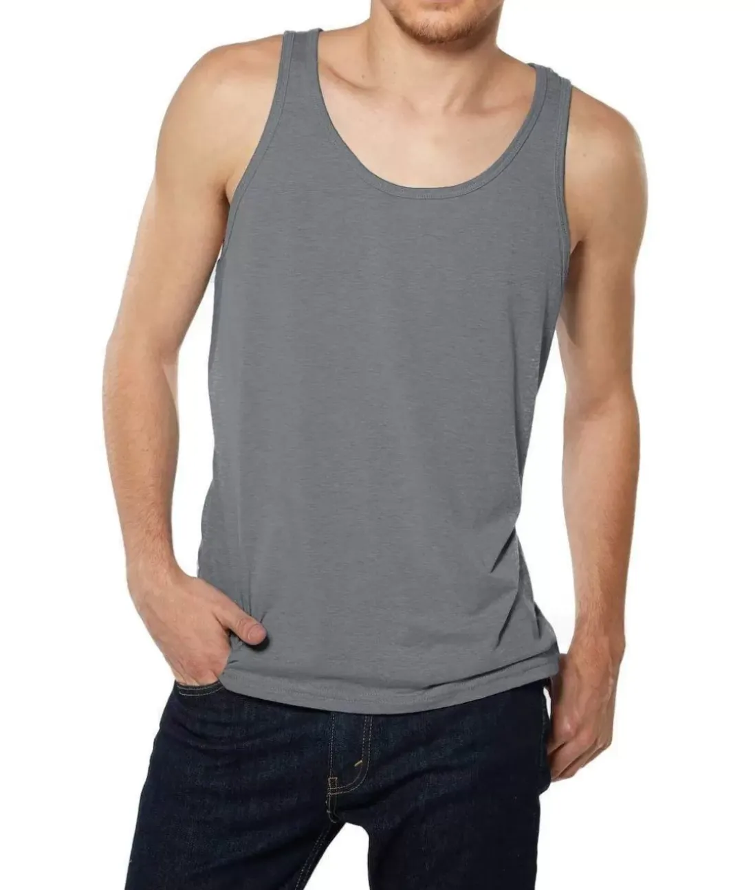 Men Nayked Apparel Swim>Men'S Ridiculously Soft Lightweight Tank Top