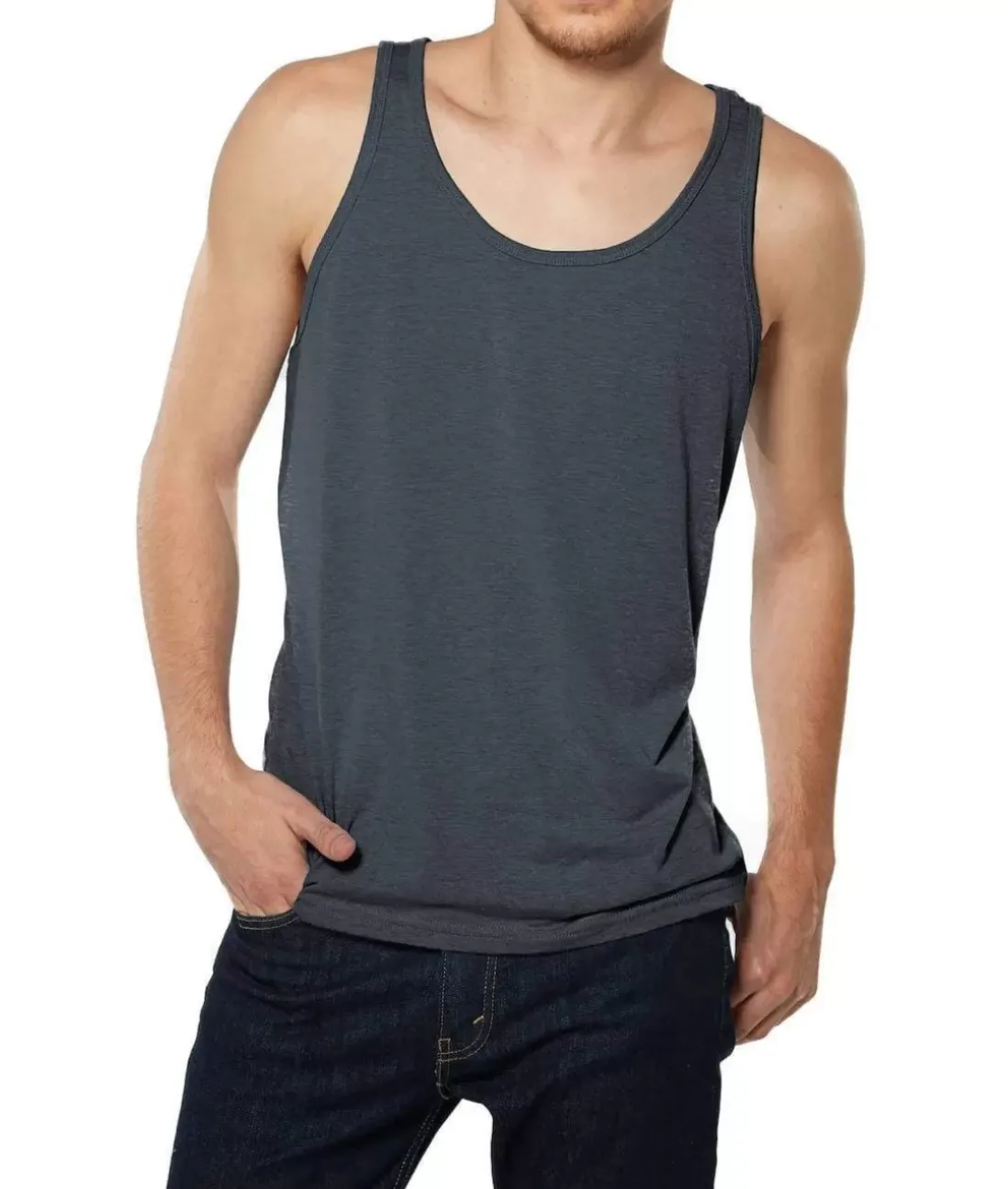 Men Nayked Apparel Swim>Men'S Ridiculously Soft Lightweight Tank Top