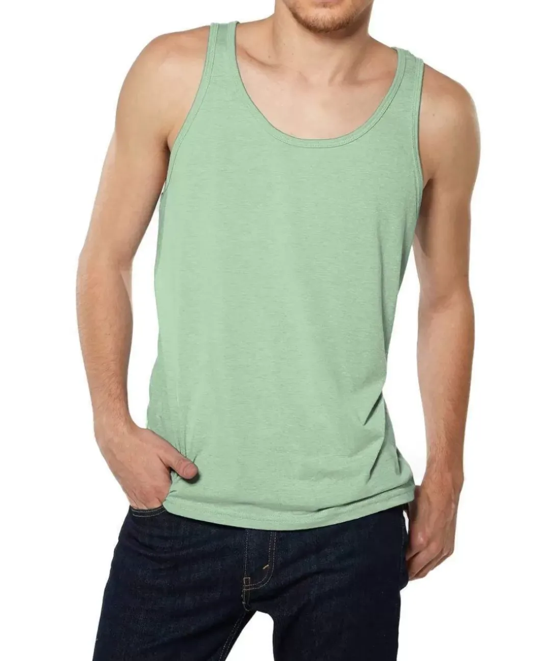 Men Nayked Apparel Swim>Men'S Ridiculously Soft Lightweight Tank Top