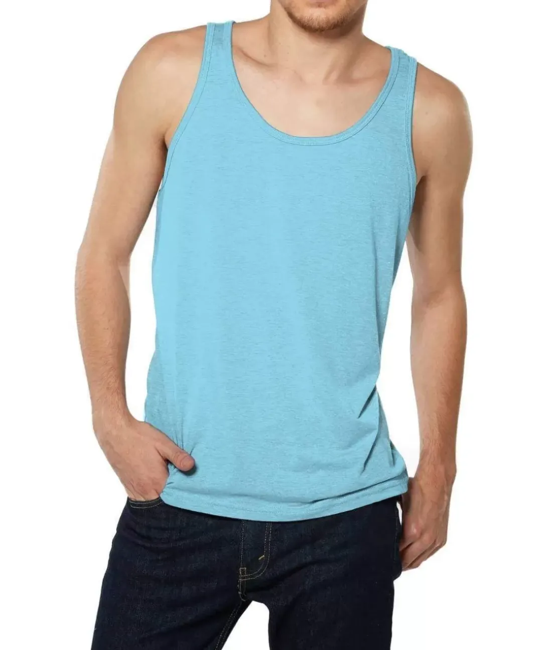 Men Nayked Apparel Swim>Men'S Ridiculously Soft Lightweight Tank Top