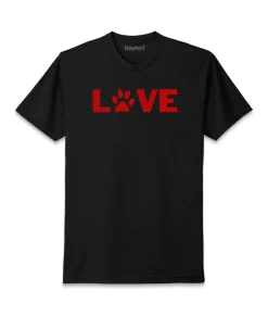 Men Nayked Apparel T-Shirts>Men'S Ridiculously Soft Midweight Valentine'S Day Graphic T-Shirt | Love My Pet