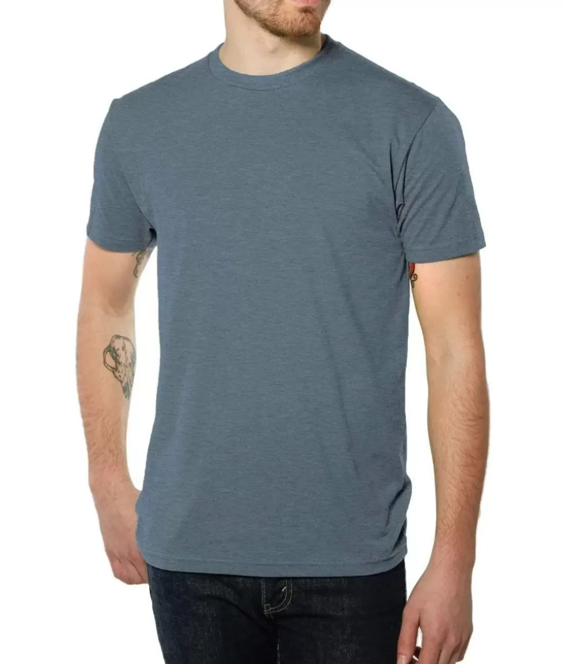Men Nayked Apparel T-Shirts>Men'S Ridiculously Soft Midweight Crew T-Shirt | Classic