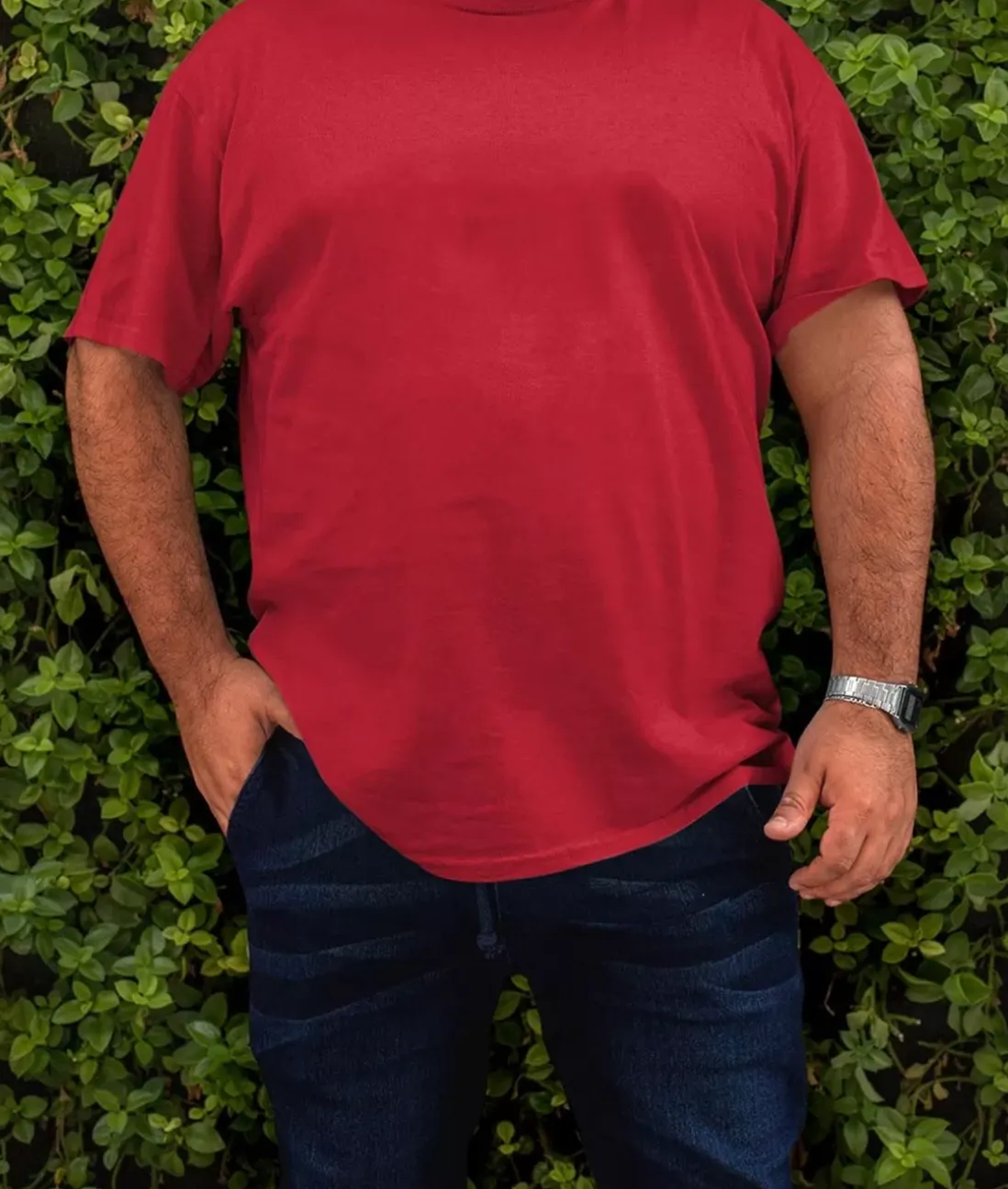 Men Nayked Apparel Shirts>Men'S Ridiculously Soft Midweight Big Crew T-Shirt