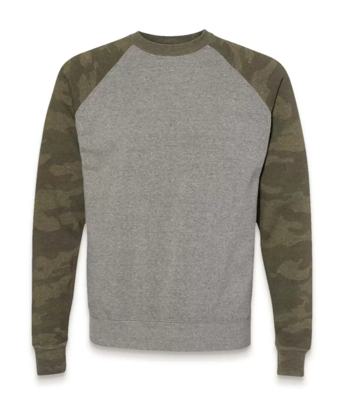 Men Nayked Apparel Hoodies & Sweatshirts>Men'S Ridiculously Soft Midweight Raglan Colorblocked Pullover
