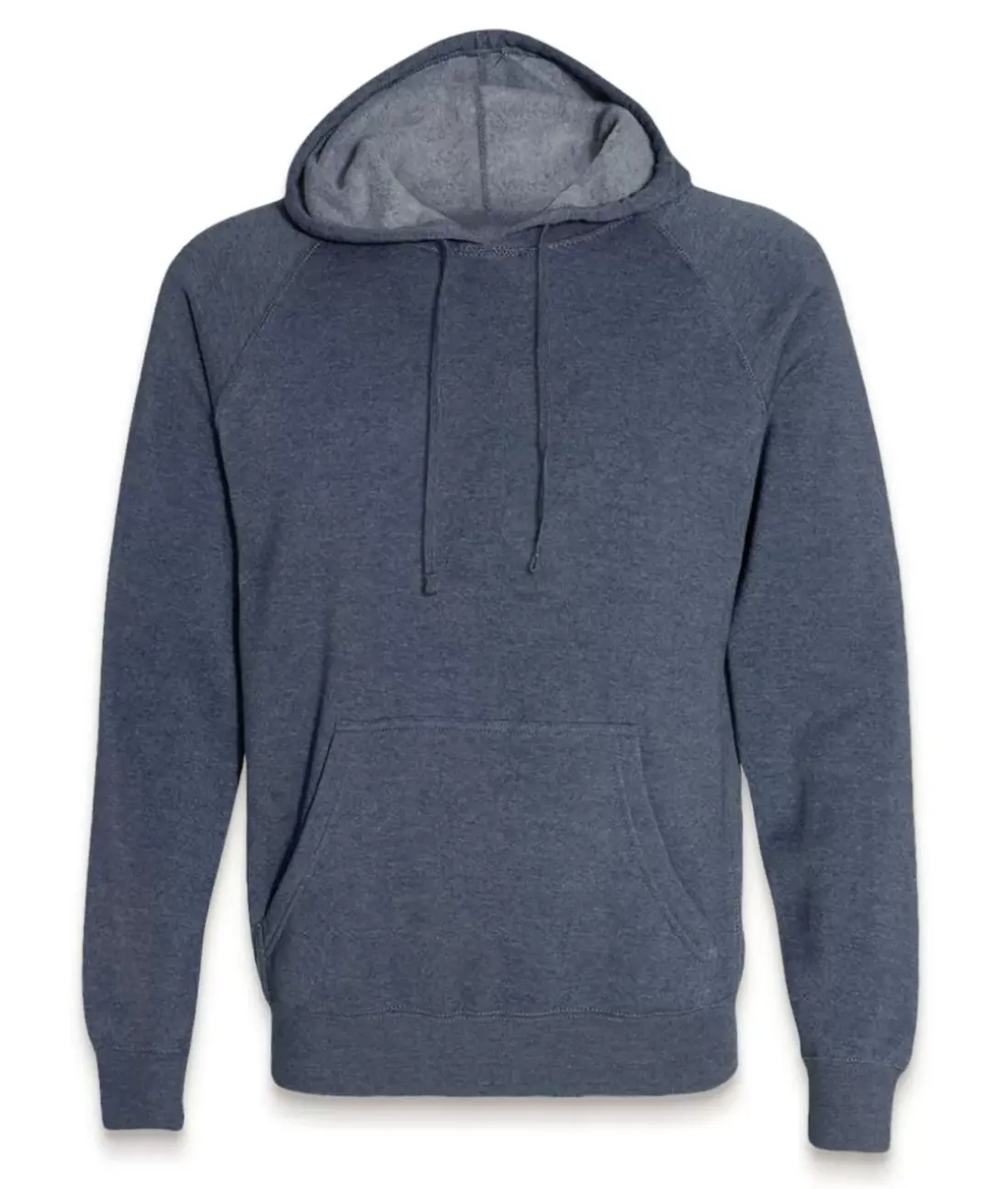 Men Nayked Apparel Workout Wear>Men'S Ridiculously Soft Midweight Raglan Hooded Sweatshirt
