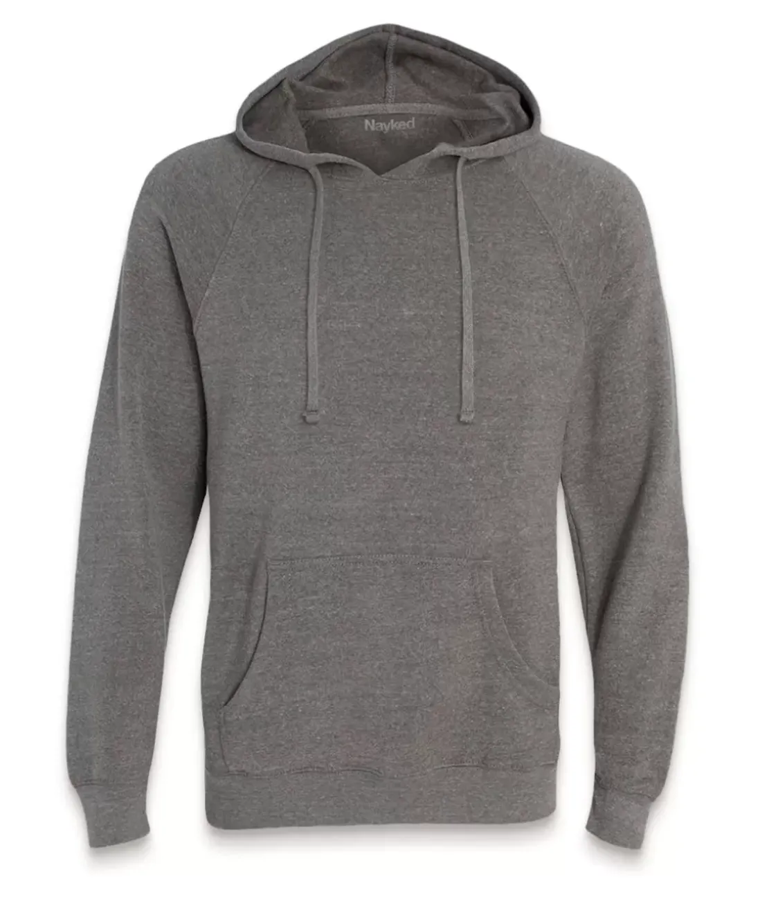 Men Nayked Apparel Workout Wear>Men'S Ridiculously Soft Midweight Raglan Hooded Sweatshirt