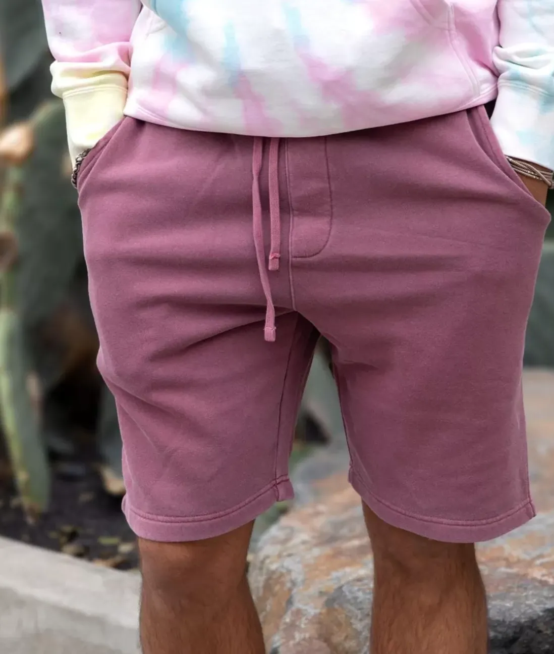 Men Nayked Apparel Workout Wear>Men'S Ridiculously Soft Pigment-Dyed Shorts