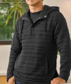 Men Nayked Apparel Hoodies & Sweatshirts>Men'S Ridiculously Soft Quilted Anorak