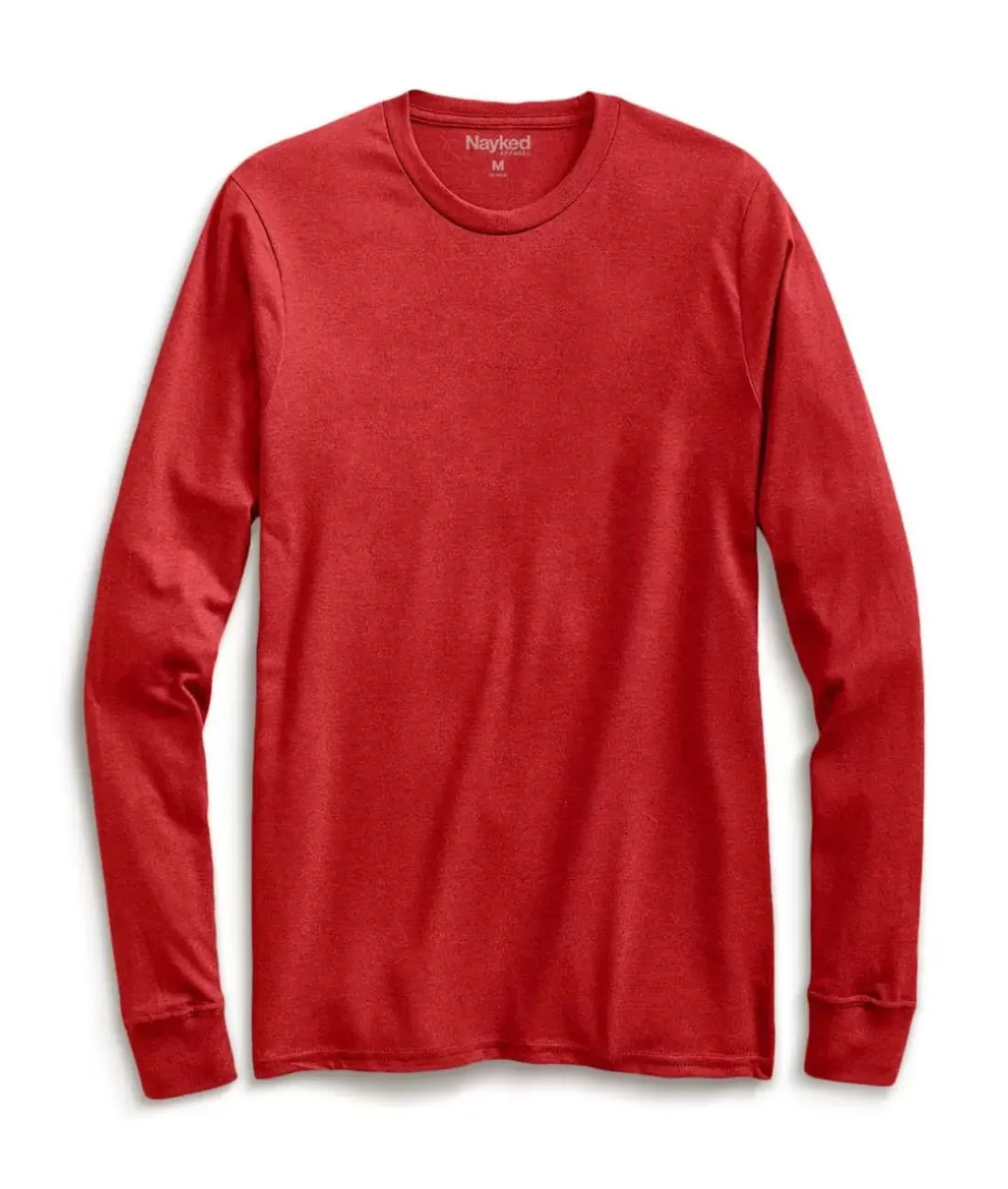 Men Nayked Apparel T-Shirts>Men'S Ridiculously Soft Recycled Lightweight Long Sleeve T-Shirt