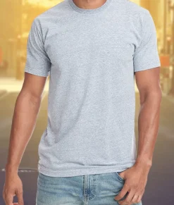 Men Nayked Apparel Shirts>Men'S Ridiculously Soft Sueded Snow Heathered T-Shirt