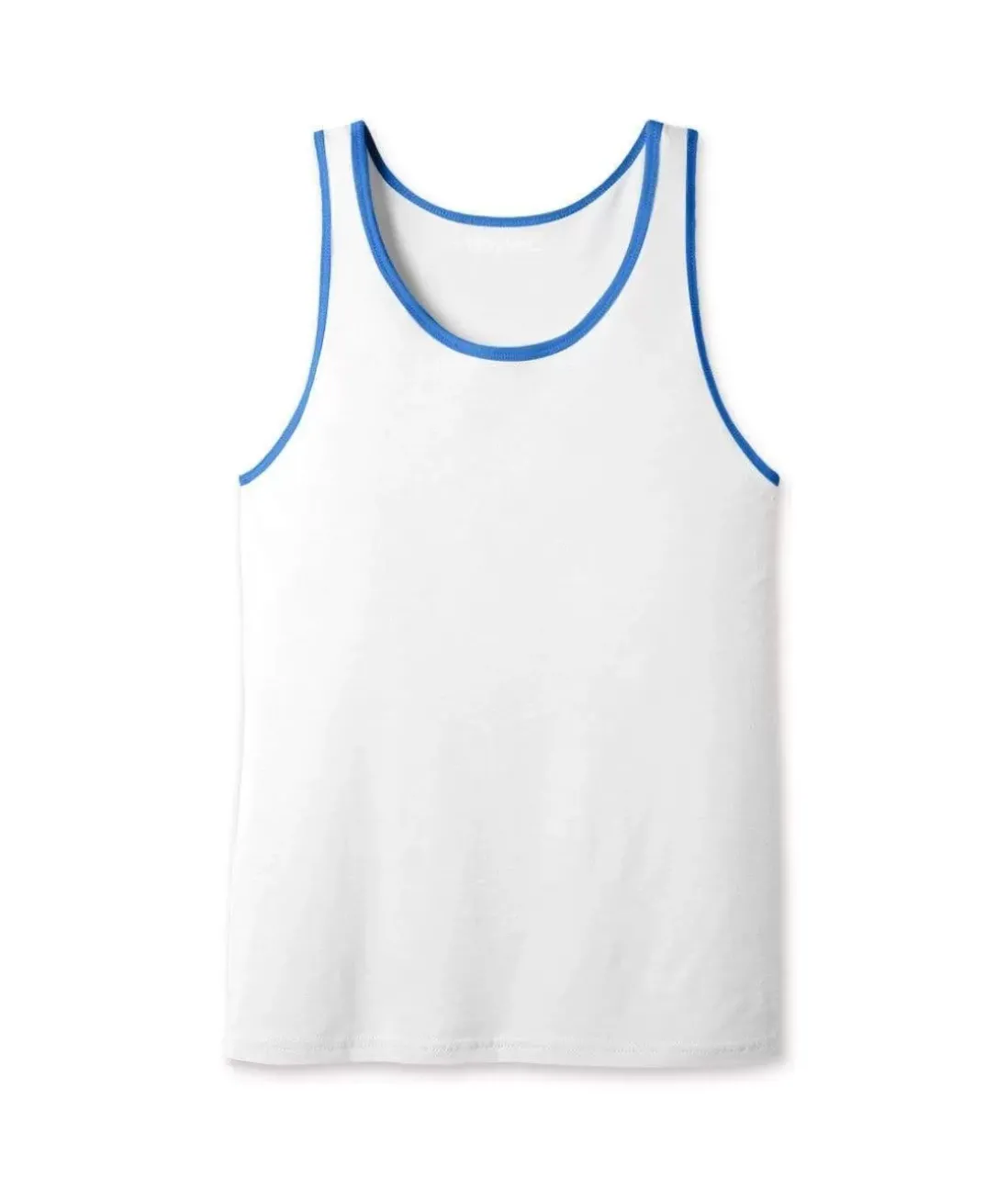 Men Nayked Apparel Shirts>Men'S Ridiculously Soft Two-Tone Lightweight Tank Top