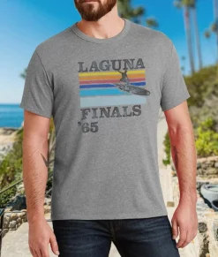 Men Nayked Apparel Shirts>Men'S Ridiculously Soft Vintage Graphic T-Shirt | Laguna Finals