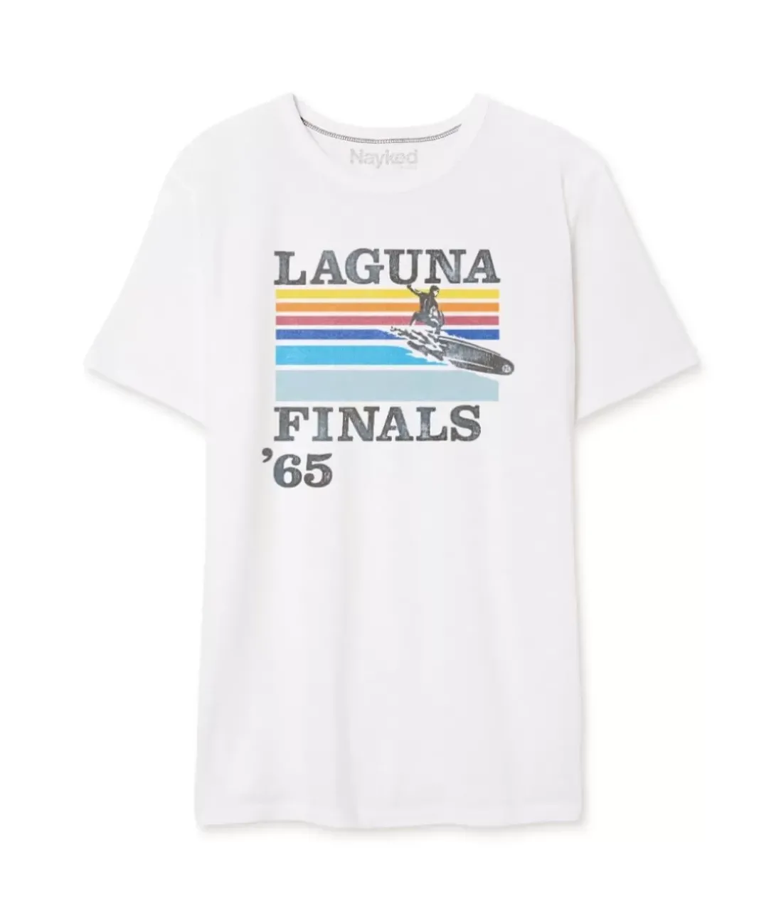 Men Nayked Apparel Shirts>Men'S Ridiculously Soft Vintage Graphic T-Shirt | Laguna Finals